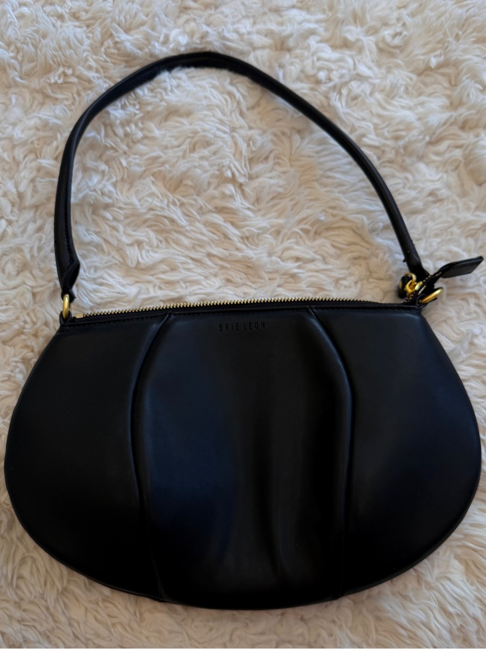 Brie Leon large baguette bag